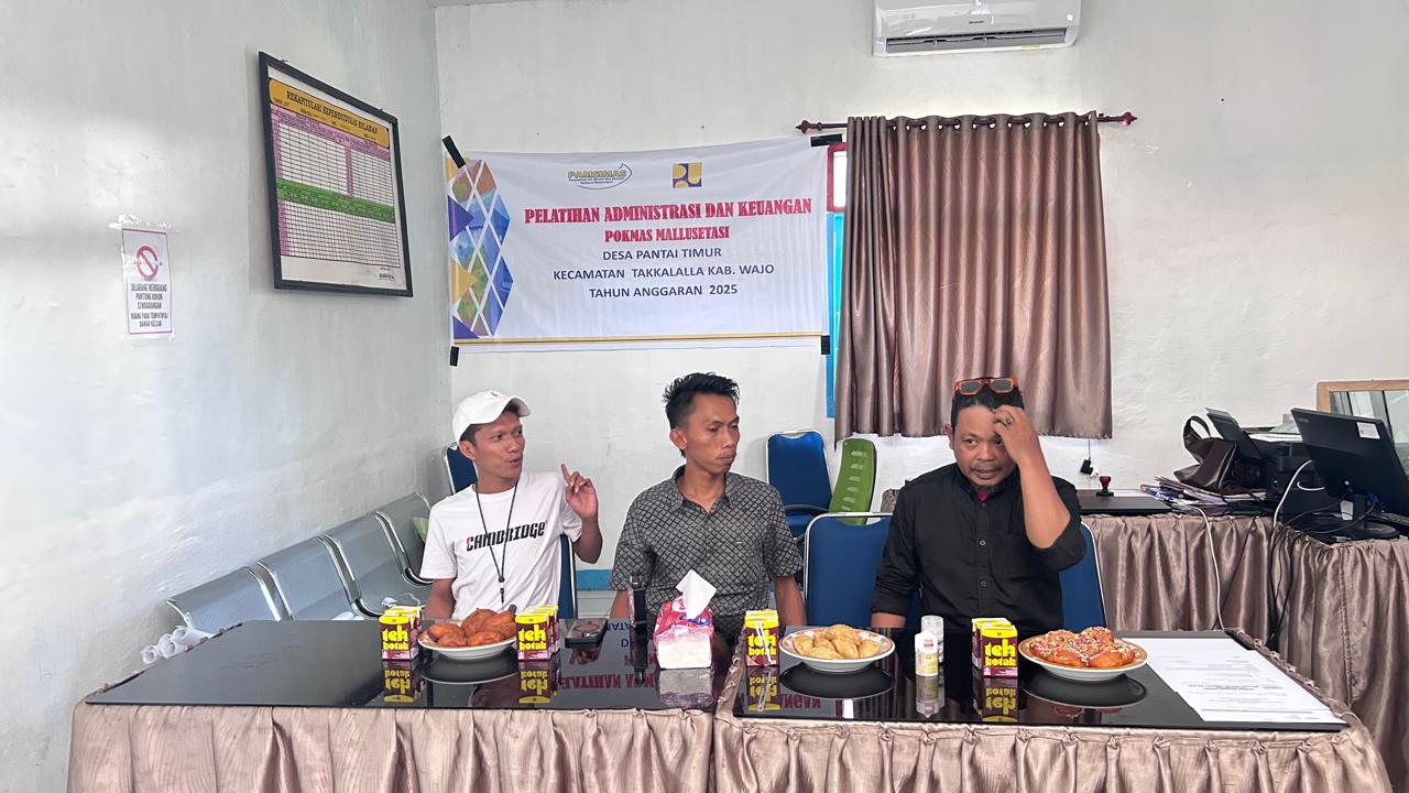 Peningkatan Kapasitas Pokmas: Pelatihan Administrasi dan Keuangan Malussetasi Desa Pantai Timur